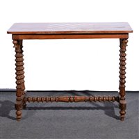 Lot 419 - Late Victorian walnut games table