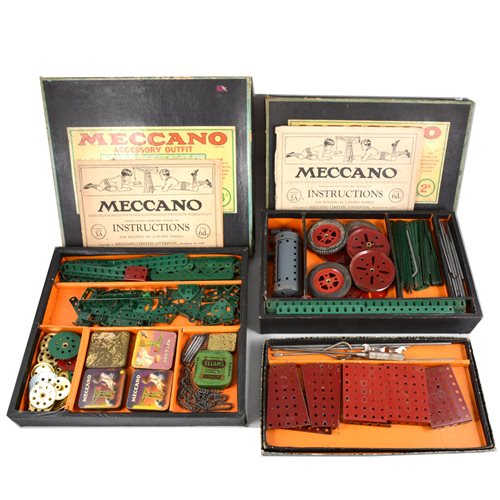 Lot 54 - Three Meccano outfit sets.