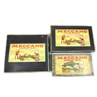 Lot 54 - Three Meccano outfit sets.
