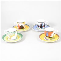 Lot 19 - A quantity of limited edition Wedgwood Clarice Cliff wares.