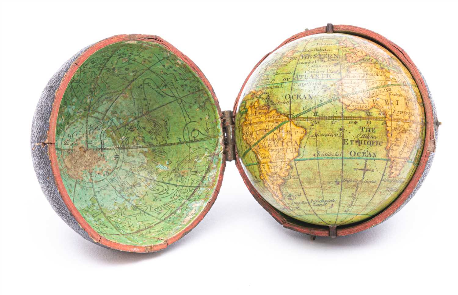 Lot 87 - Lane's Pocket Globe, London 1809