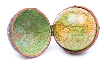 Lot 87 - Lane's Pocket Globe, London 1809