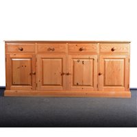 Lot 370 - Modern pine dresser base