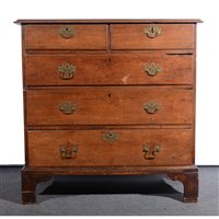 Lot 445 - George III mahogany chest of drawers