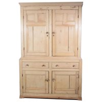 Lot 352 - Stripped pine kitchen cupboard, adapted.