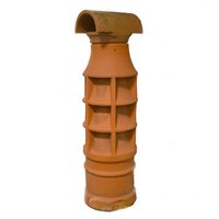 Lot 475D - Large terracotta chimney pot