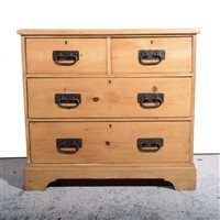 Lot 278 - Stripped pine chest of drawers