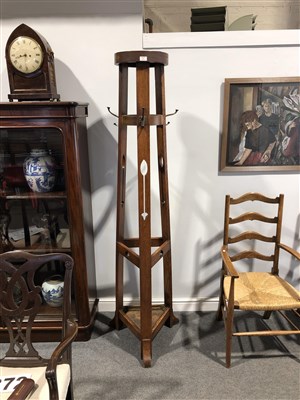 Lot 513 - An Arts and Crafts oak hall stand, circa 1910