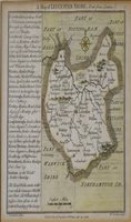 Lot 244 - C & I Greenwood, a Map of the County of Leicester, hand coloured county map, 58 x 70.5cm