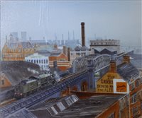 Lot 330 - After Richard Piccaver 1992 "Leicester West Bridge" a signed Limited Edition print number 488/500, 34cm x 52cm