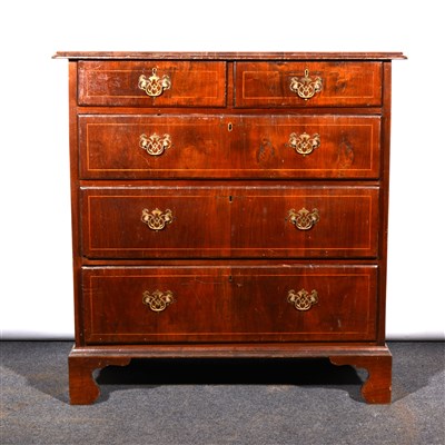 Lot 417 - Victorian mahogany chest of drawers