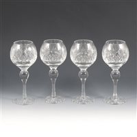 Lot 46 - A quantity of cut-glass crystal tableware