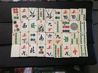 Lot 165 - A Mahjong set in wooden case, by Chad Valley