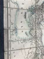 Lot 118 - 19th Century linen backed map of Europe by Edward Stanford etc.