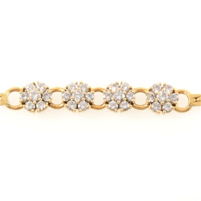 Lot 259 - Kutchinsky - A diamond set bracelet