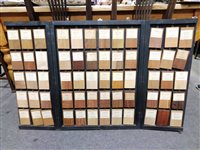 Lot 159 - A cased display of wood samples, by Dr H E Desch, Haymarket, London