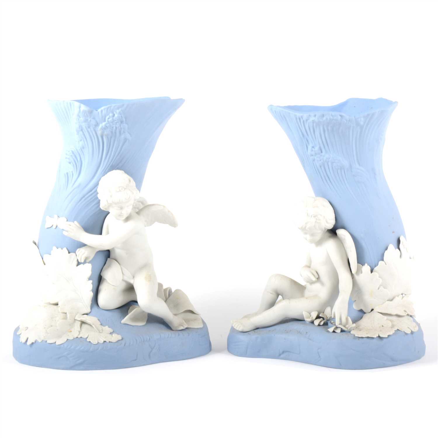 Lot 30 - A pair of limited edition Genius Collection vases, 'Cupid and Psyche', by Wedgwood.