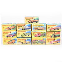 Lot 222 - Matchbox Toys; Superfast series die-cast models, all boxed (13).
