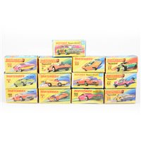 Lot 224 - Matchbox Toys; Superfast series die-cast models, all boxed (13).