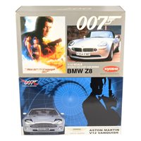 Lot 248 - Two Kyosho die-cast car series 007 James Bond 1:12 sale model cars (2).