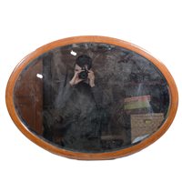 Lot 461 - Large oval mirror