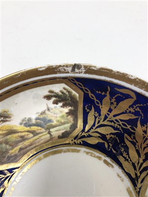 Lot 22 - A part set of Derby porcelain coffee cans and saucers, circa 1800