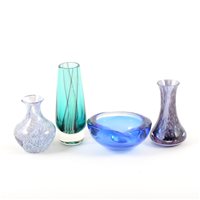 Lot 18 - Caithness glass vase, ...
