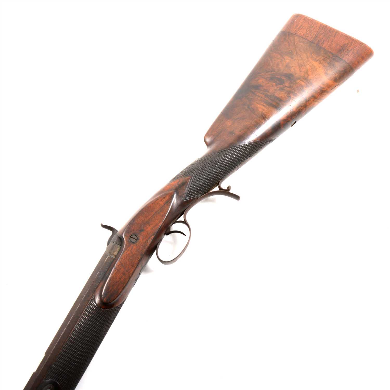 Lot 136 - 19th Century percussion rifle, by Conway, Manchester