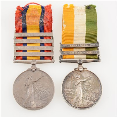 Lot 203 - Medals; group of five, 7629 Pte. J. Peake Grenadier Guards