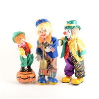 Lot 69 - Modern musical clown automaton, ...