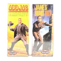 Lot 241 - Two Polar Lights 007 James Bond plastic figure kits