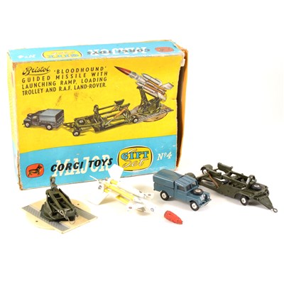 Lot 193 - Corgi Major Toys Gift Set no.4 Bristol 'Bloodhound' guided missile