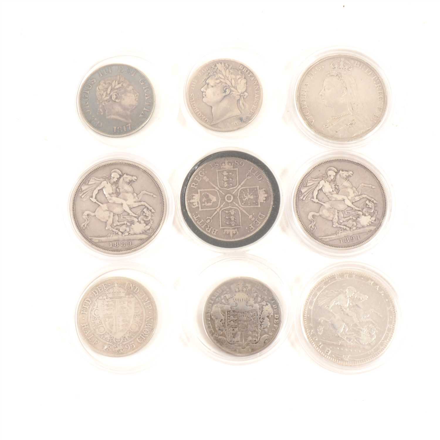 Lot 148 - Coins: George III Crown, 1820; ...