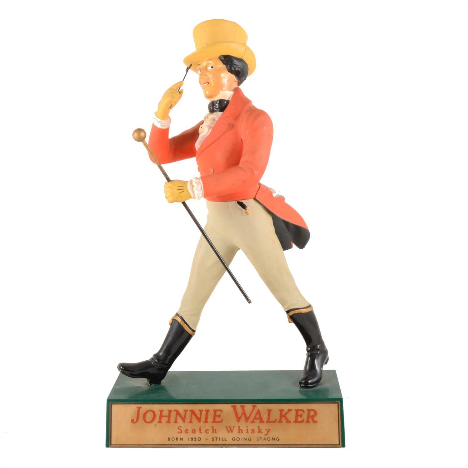 Lot 160 - Bar-top advertising model, 'JOHNNY WALKER Scotch Whisky', 43cm.
