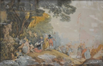 Lot 273A - After Jean-Antoine Watteau, The Embarkation for Cythera