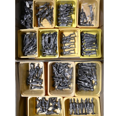Lot 122 - Reproduction cast metal figures, cast from Britains shaped moulds
