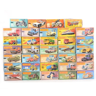 Lot 71 - Thirty-four Matchbox Superfast models, all boxed.
