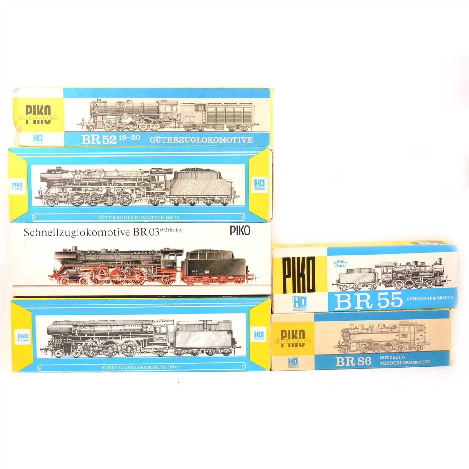 Lot 27 - Six HO gauge model railway locomotives, all boxed.