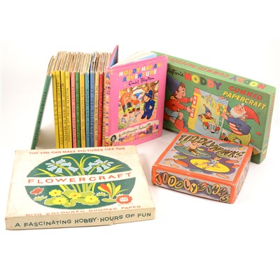 Lot 347 - Collection of Ladybird books and games, two boxes.