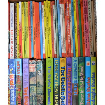 Lot 347 - Collection of Ladybird books and games, two boxes.