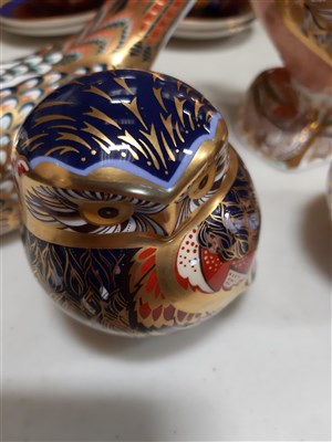 Lot 3 - Four Royal Crown Derby paperweights
