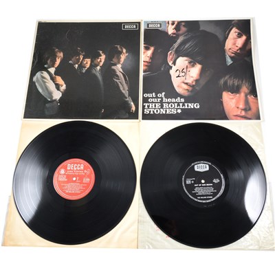 Lot 446 - Two early pressing Rolling Stone LP vinyls.