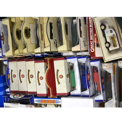 Lot 194 - Collection of modern and older die-cast models, some boxed some loose, two boxes.
