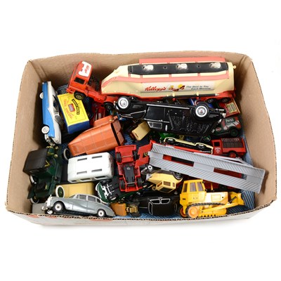 Lot 194 - Collection of modern and older die-cast models, some boxed some loose, two boxes.