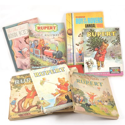 Lot 326 - Children's annuals and books, including Rupert annual 1947