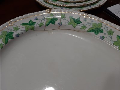 Lot 34 - A collection of Royal Crown Derby bone china dinnerware, Vine pattern.