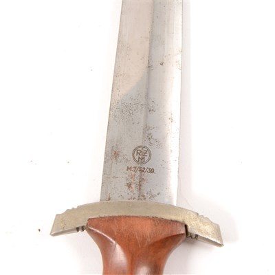 Lot 120 - WWII German SA dagger, blade 22cm