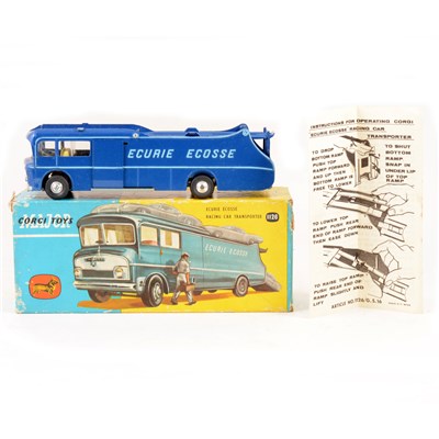 Lot 167 - Corgi Toys; 1126 Ecurie Ecosse racing car transporter, boxed with instructions.