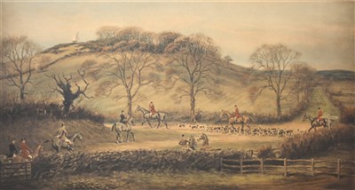 Lot 329 - After Geoffrey Douglas Giles, 'Going to The Meet, Slawston', and ...