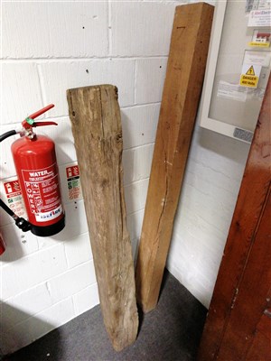 Lot 350 - Two planks of wood